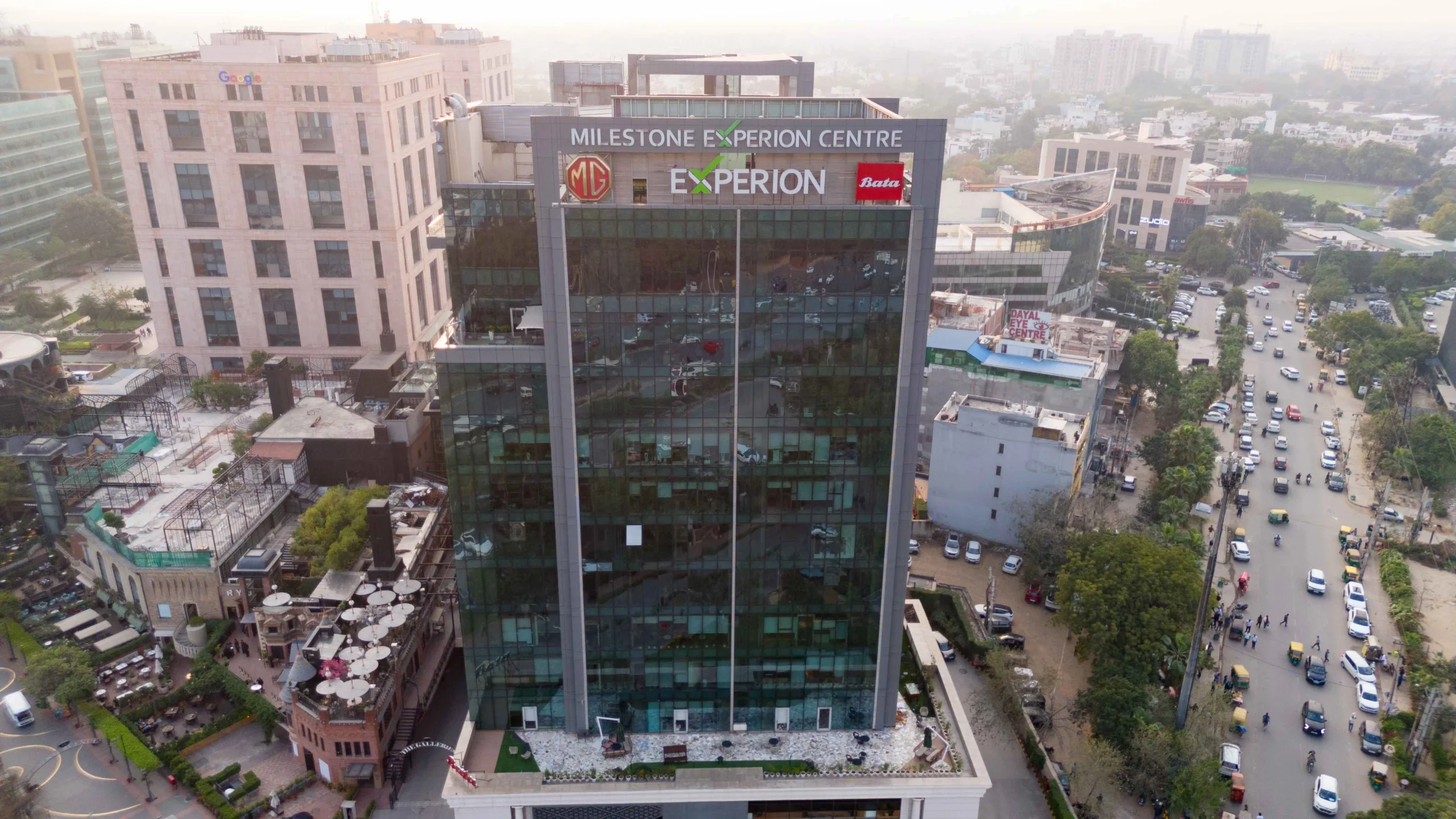 MG and Bata headquarter in gurugram